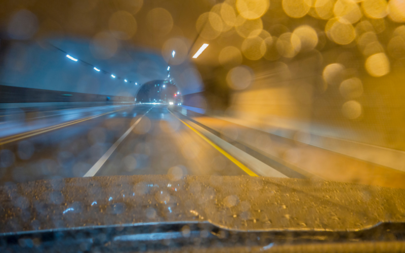 how to drive safely during the rainy season