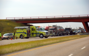 freeway towing after accident